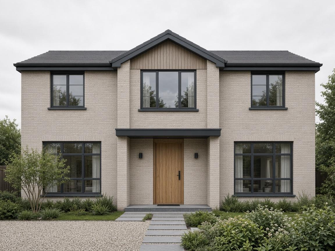 Placeholder photo of the front of a new-build house