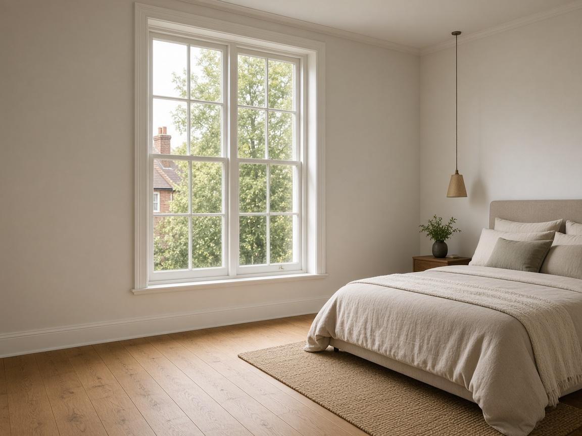 Placeholder photo of a bedroom in a side extension